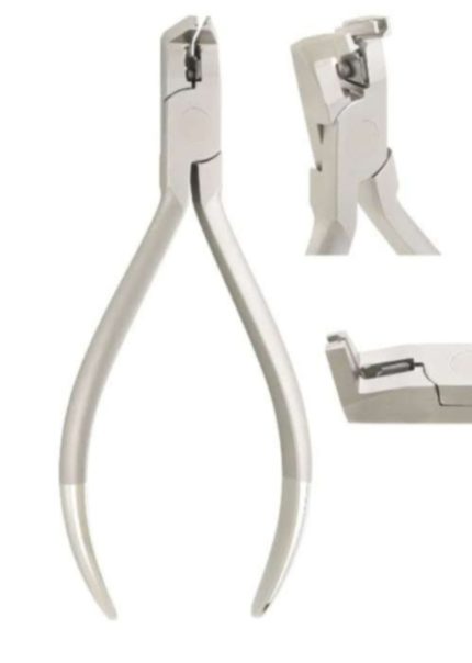 The Flush Cut Distal Cutter is a precision orthodontic instrument designed to cut the distal end of archwires flush against the buccal tube, eliminating sharp wire extensions and improving patient comfort. Its specialized cutting mechanism ensures a clean, close cut while securely holding the trimmed wire segment to prevent it from falling into the patient’s mouth. Key Features: Precision-engineered flush cutting tip High-grade stainless steel construction Tungsten carbide inserts for superior cutting performance and longevity Safety hold feature to capture the cut wire end Ergonomic, non-slip handle for maximum control Fully autoclavable and corrosion-resistant Indications: Cutting stainless steel archwires Suitable for NiTi wires (within recommended hardness range) Routine orthodontic clinical procedures The Flush Cut Distal Cutter is an essential instrument for orthodontic professionals, ensuring safe, efficient, and comfortable wire trimming with every procedure. If you’d like, I can also tailor this description specifically for Aquiline International catalogs, website listings, or Amazon/USA market standards.